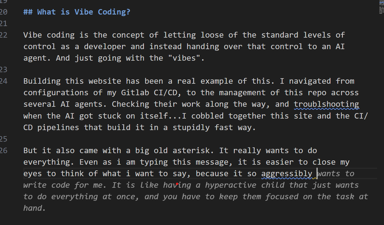 Vibe Coding Aggressively
